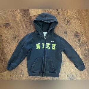 Nike unisex boy girl full zip hoodie Sz 6